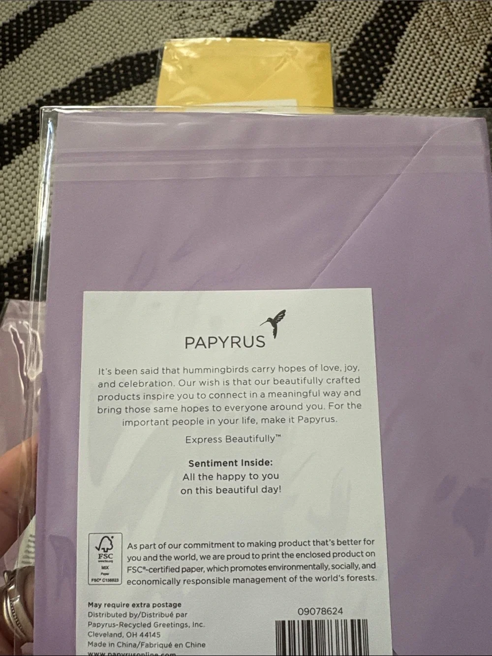 🆕Bundle Of 4 Floral Papyrus Greeting Cards